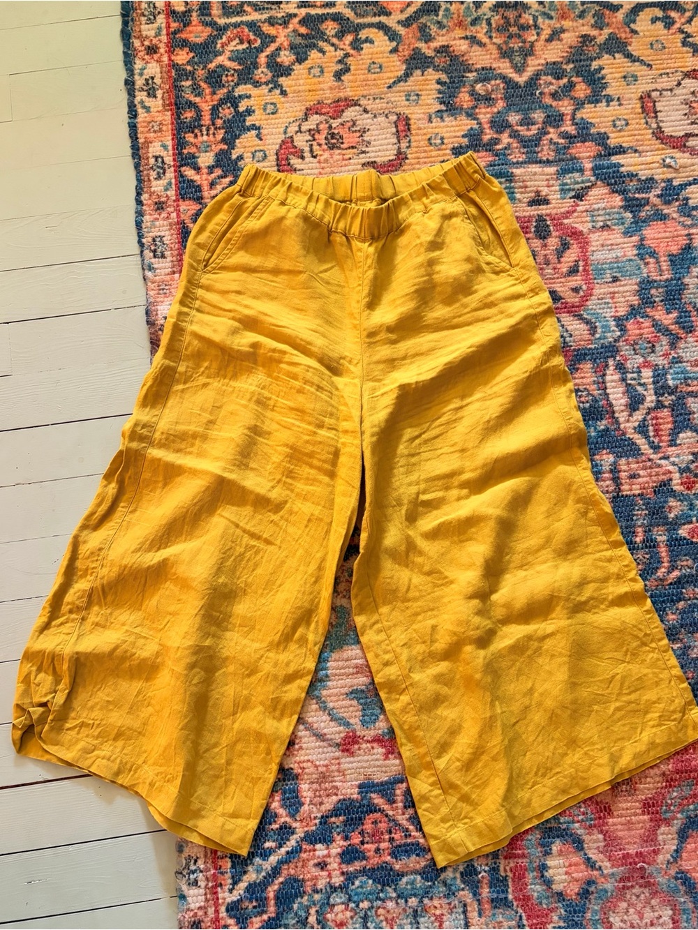not PERFECT LINEN Maxi Wells pants size ML